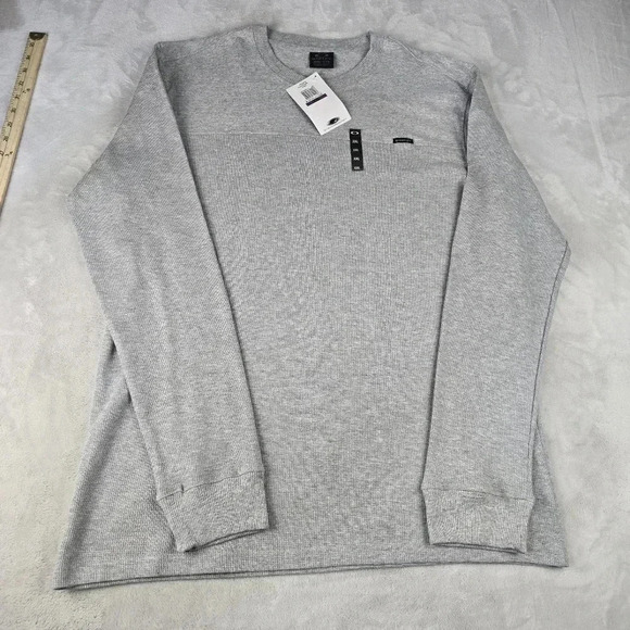 NWT Oakley Mountain Drive Thermal Sz XXL Gray Pullover Crew Neck Long Sleeve - Picture 1 of 11
